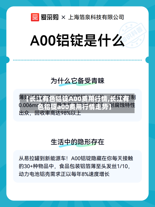 【长江有色铝锭A00费用行情,长江有色铝锭a00费用行情走势】-第3张图片