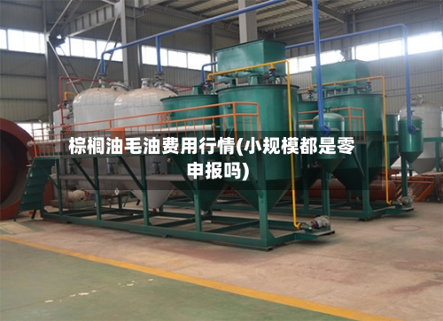棕榈油毛油费用行情(小规模都是零申报吗)