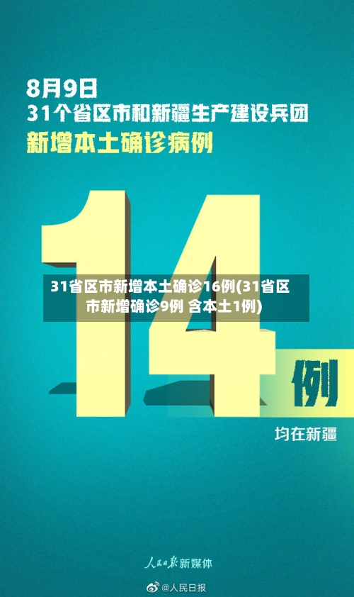 31省区市新增本土确诊16例(31省区市新增确诊9例 含本土1例)