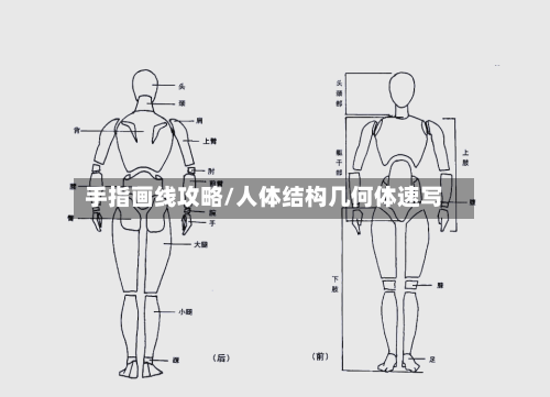 手指画线攻略/人体结构几何体速写