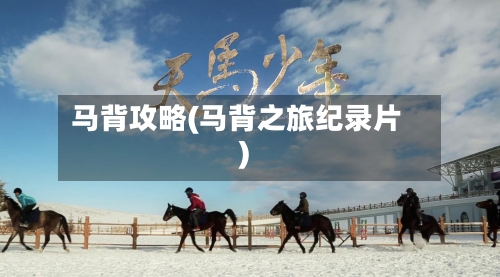 马背攻略(马背之旅纪录片)