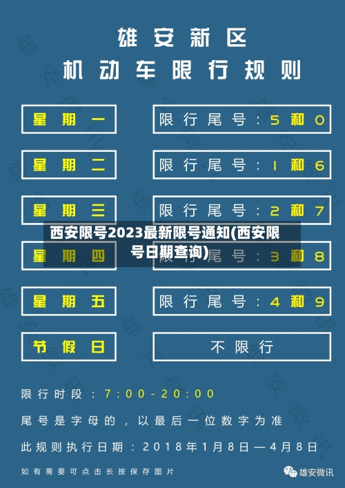 西安限号2023最新限号通知(西安限号日期查询)-第3张图片