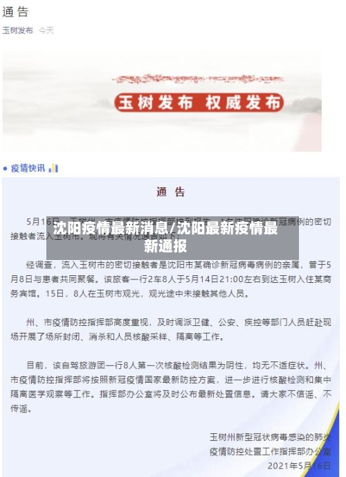 沈阳疫情最新消息/沈阳最新疫情最新通报
