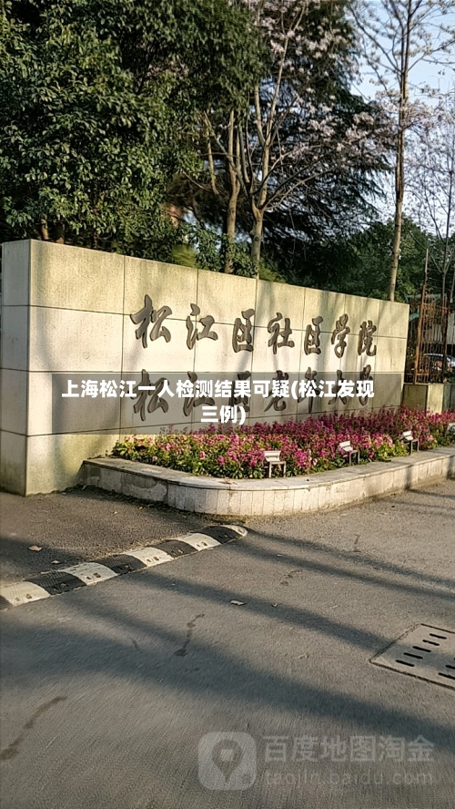 上海松江一人检测结果可疑(松江发现三例)-第2张图片
