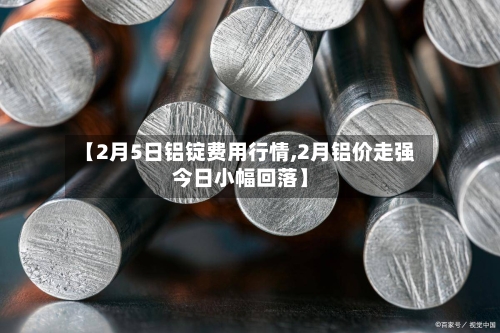 【2月5日铝锭费用行情,2月铝价走强今日小幅回落】