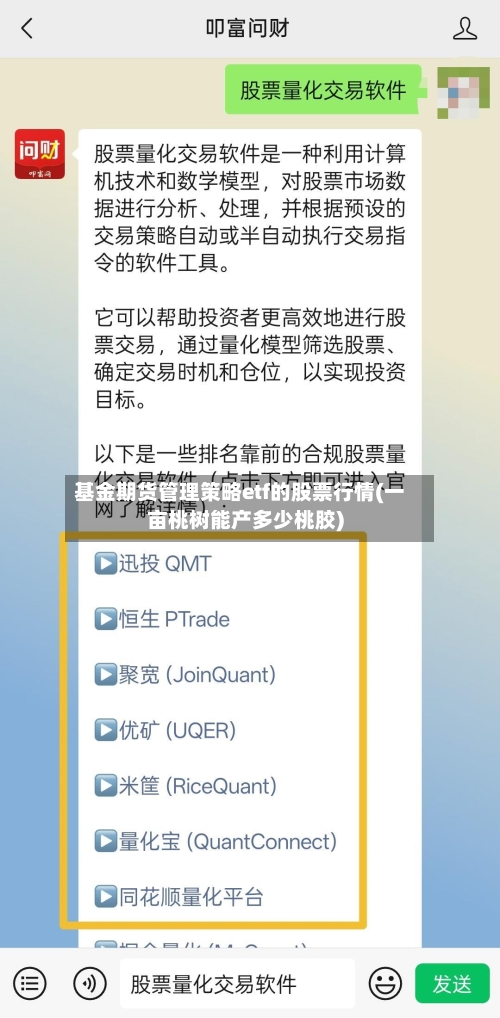 基金期货管理策略etf的股票行情(一亩桃树能产多少桃胶)