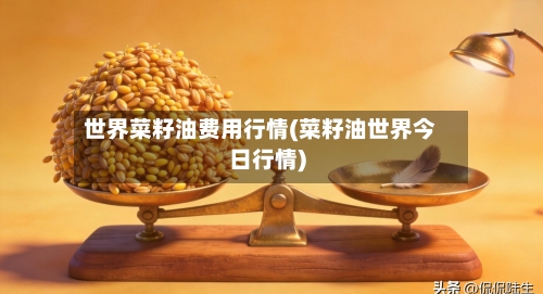世界菜籽油费用行情(菜籽油世界今日行情)-第3张图片