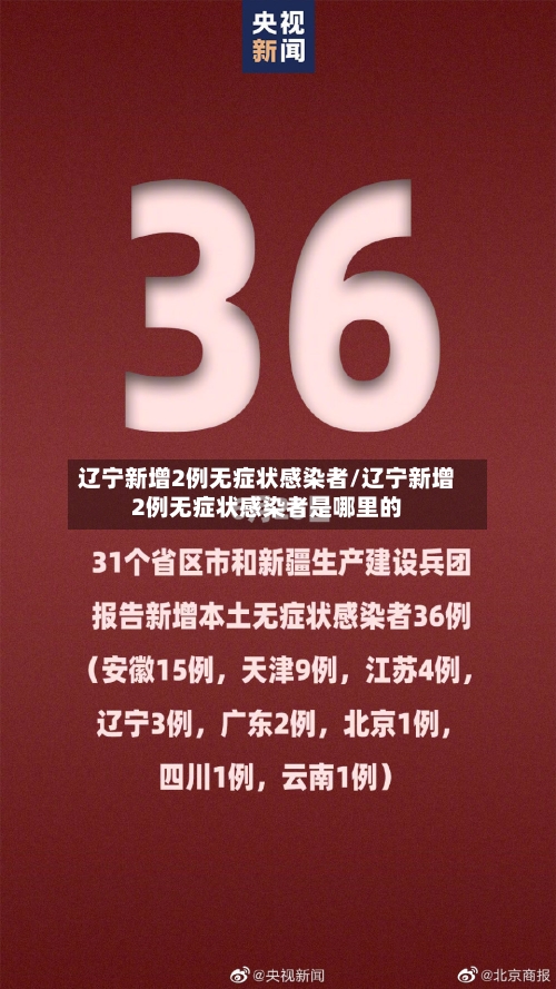 辽宁新增2例无症状感染者/辽宁新增2例无症状感染者是哪里的