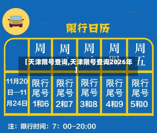 【天津限号查询,天津限号查询2026年】-第3张图片