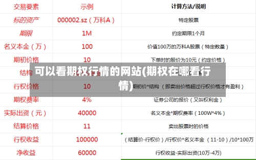 可以看期权行情的网站(期权在哪看行情)-第2张图片