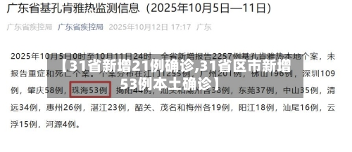 【31省新增21例确诊,31省区市新增53例本土确诊】