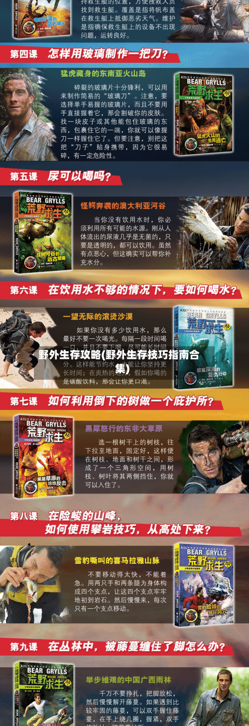 野外生存攻略(野外生存技巧指南合集)-第3张图片