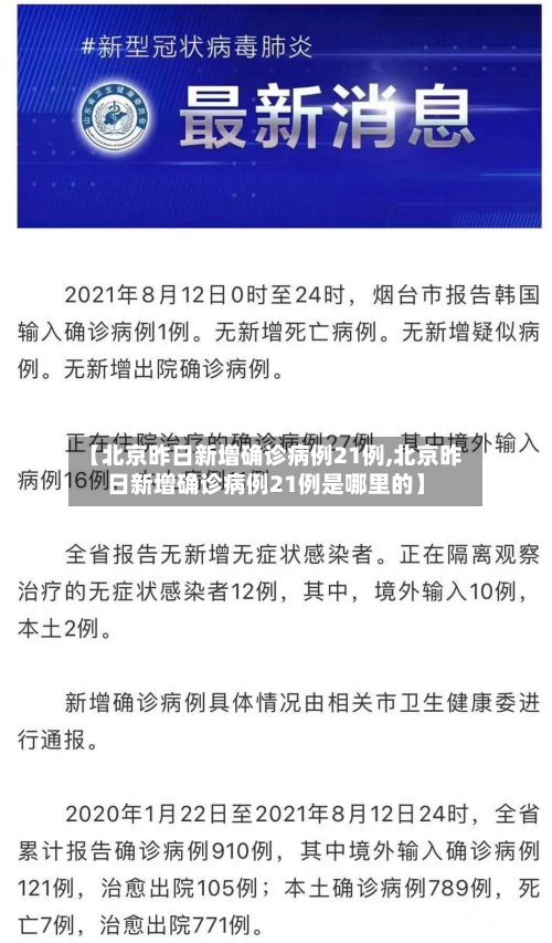 【北京昨日新增确诊病例21例,北京昨日新增确诊病例21例是哪里的】-第2张图片