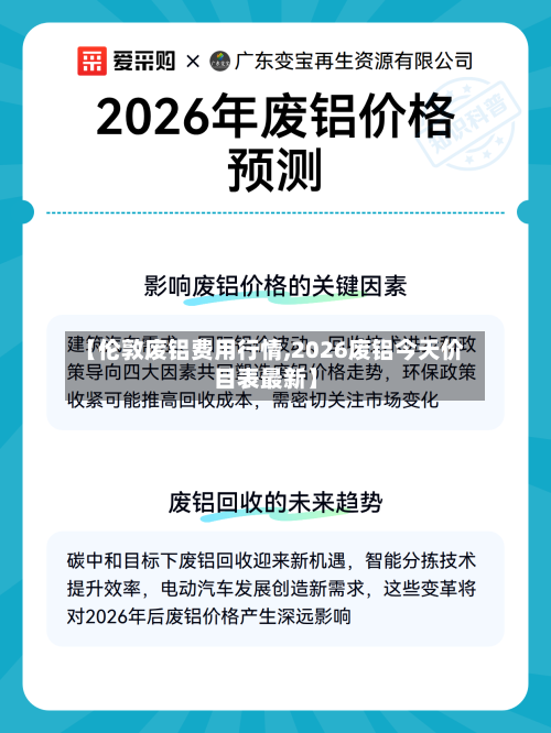 【伦敦废铝费用行情,2026废铝今天价目表最新】-第3张图片