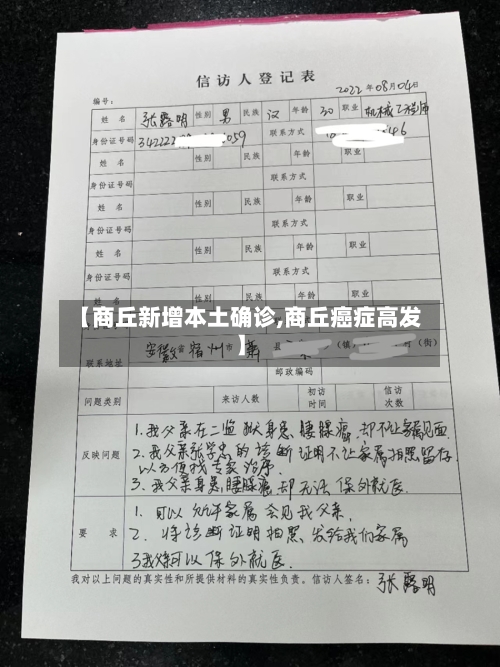 【商丘新增本土确诊,商丘癌症高发】