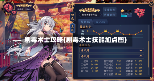 剧毒术士攻略(剧毒术士技能加点图)-第3张图片