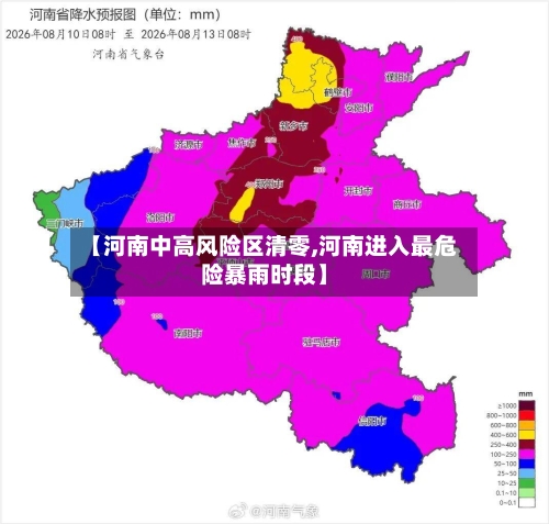 【河南中高风险区清零,河南进入最危险暴雨时段】-第2张图片