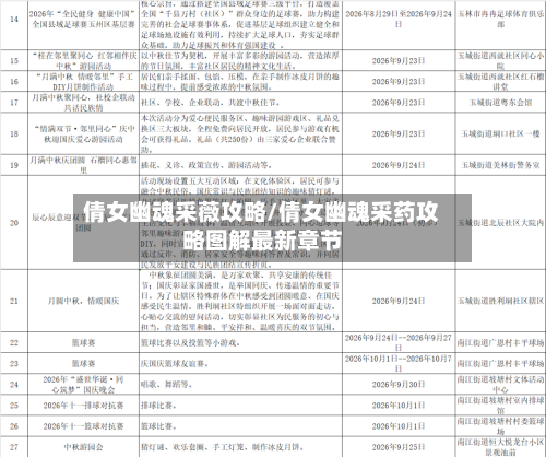 倩女幽魂采薇攻略/倩女幽魂采药攻略图解最新章节-第2张图片
