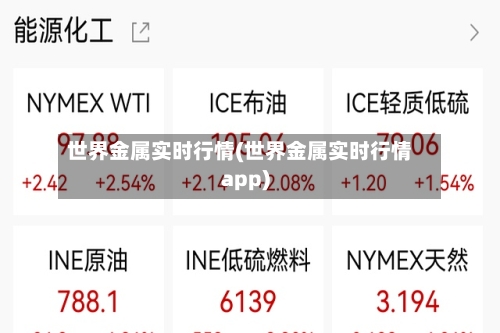 世界金属实时行情(世界金属实时行情app)-第2张图片