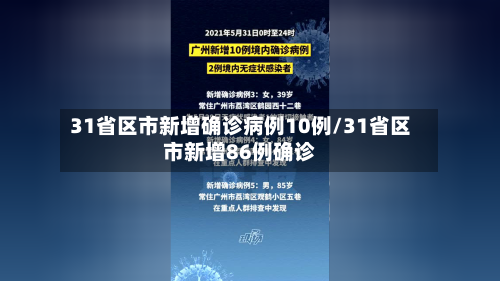 31省区市新增确诊病例10例/31省区市新增86例确诊-第2张图片