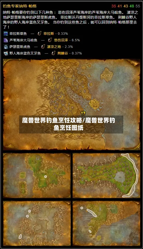 魔兽世界钓鱼烹饪攻略/魔兽世界钓鱼烹饪图纸