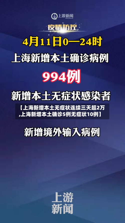 【上海新增本土无症状连续三天超2万,上海新增本土确诊5例无症状10例】-第2张图片