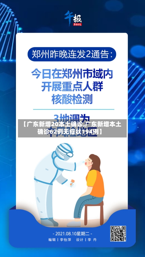 【广东新增20本土确诊,广东新增本土确诊62例无症状194例】-第2张图片