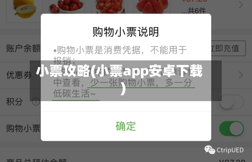 小票攻略(小票app安卓下载)-第2张图片