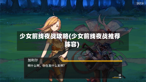 少女前线夜战攻略(少女前线夜战推荐阵容)-第2张图片