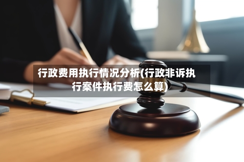 行政费用执行情况分析(行政非诉执行案件执行费怎么算)-第2张图片