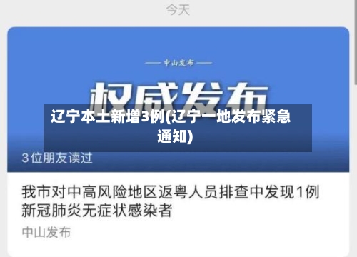 辽宁本土新增3例(辽宁一地发布紧急通知)-第2张图片