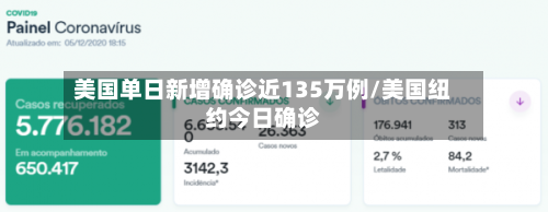 美国单日新增确诊近135万例/美国纽约今日确诊