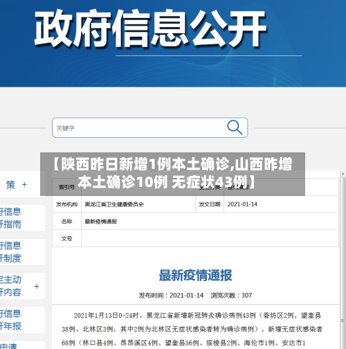 【陕西昨日新增1例本土确诊,山西昨增本土确诊10例 无症状43例】-第2张图片