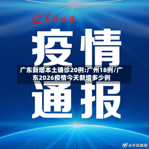 广东新增本土确诊20例:广州18例/广东2026疫情今天新增多少例-第2张图片