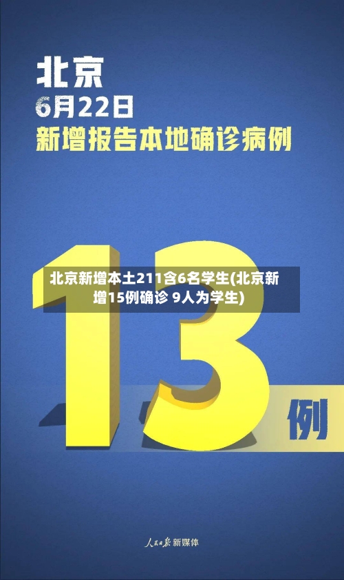 北京新增本土211含6名学生(北京新增15例确诊 9人为学生)-第2张图片