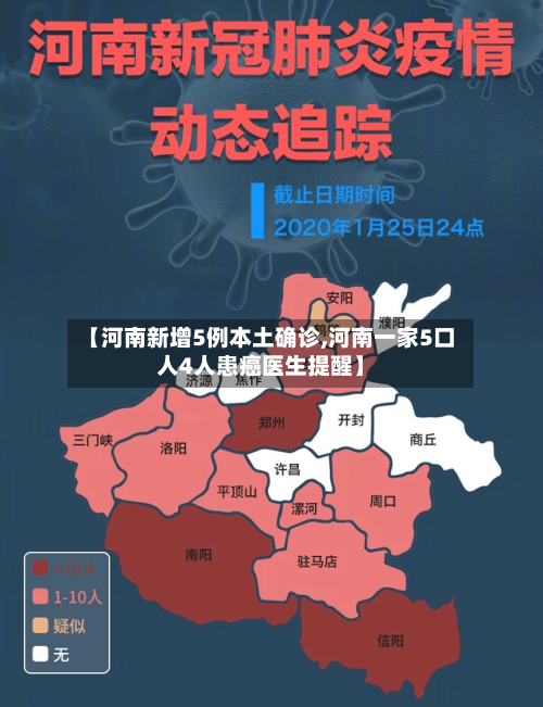 【河南新增5例本土确诊,河南一家5口人4人患癌医生提醒】-第2张图片