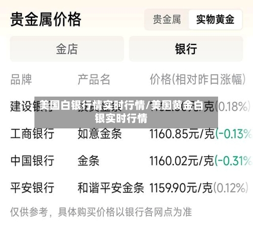 美国白银行情实时行情/美国黄金白银实时行情-第3张图片