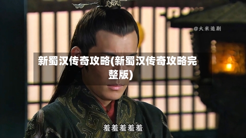 新蜀汉传奇攻略(新蜀汉传奇攻略完整版)-第2张图片