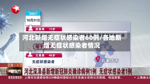 河北新增无症状感染者60例/各地新增无症状感染者情况-第2张图片