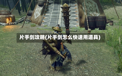 片手剑攻略(片手剑怎么快速用道具)