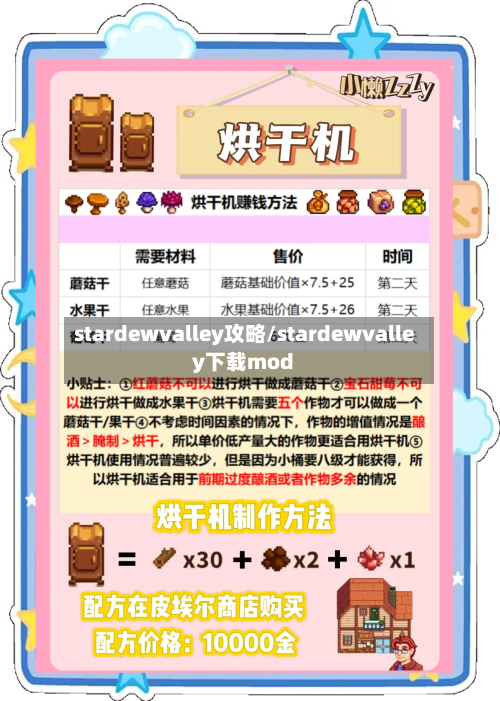 stardewvalley攻略/stardewvalley下载mod