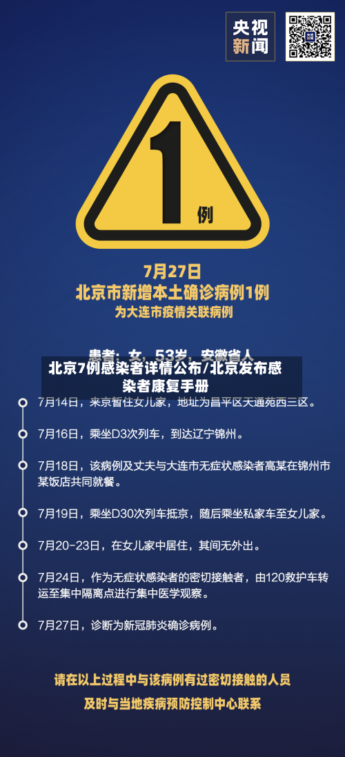 北京7例感染者详情公布/北京发布感染者康复手册-第3张图片