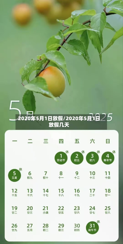 2020年5月1日放假/2020年5月1日放假几天