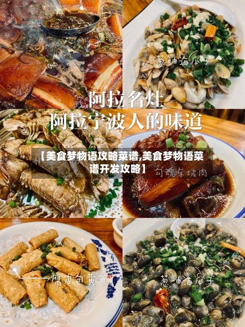 【美食梦物语攻略菜谱,美食梦物语菜谱开发攻略】