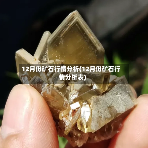 12月份矿石行情分析(12月份矿石行情分析表)-第2张图片