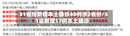 31省份新增本土确诊40例涉2省份/31省新增57例本土确诊-第3张图片