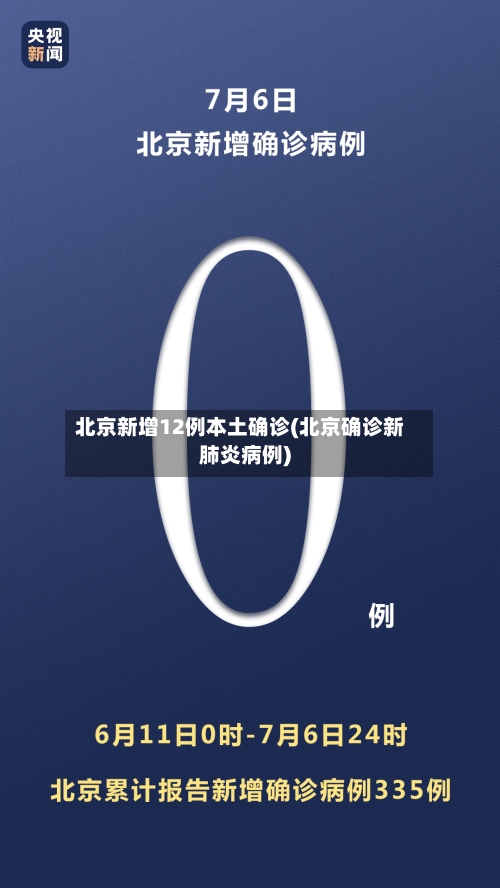 北京新增12例本土确诊(北京确诊新肺炎病例)-第2张图片