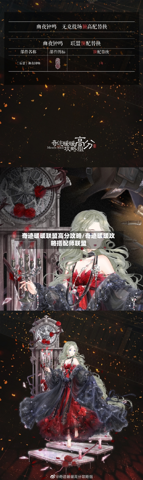 奇迹暖暖联盟高分攻略/奇迹暖暖攻略搭配师联盟-第2张图片