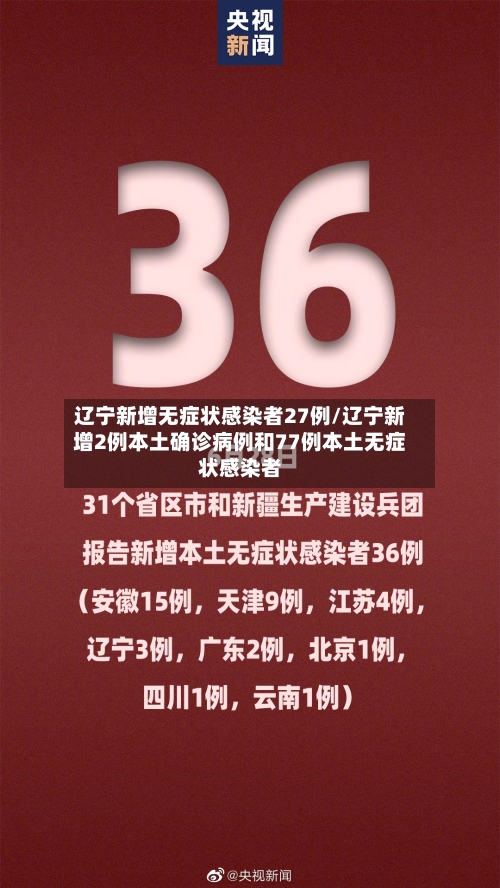 辽宁新增无症状感染者27例/辽宁新增2例本土确诊病例和77例本土无症状感染者