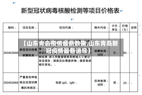 【山东青岛疫情最新数据,山东青岛新冠疫情最新消息】